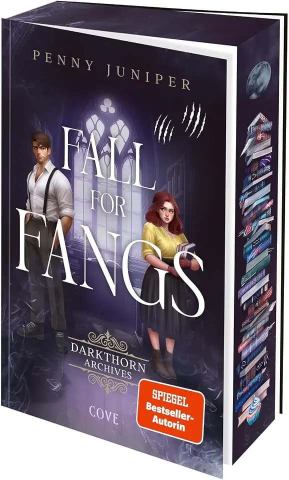 Fall for Fangs (Darkthorn Archives 2): Spicy Fantasy RomCom im Schottland der 1920er Jahre | Limitierte Auflage mit Farbschnitt