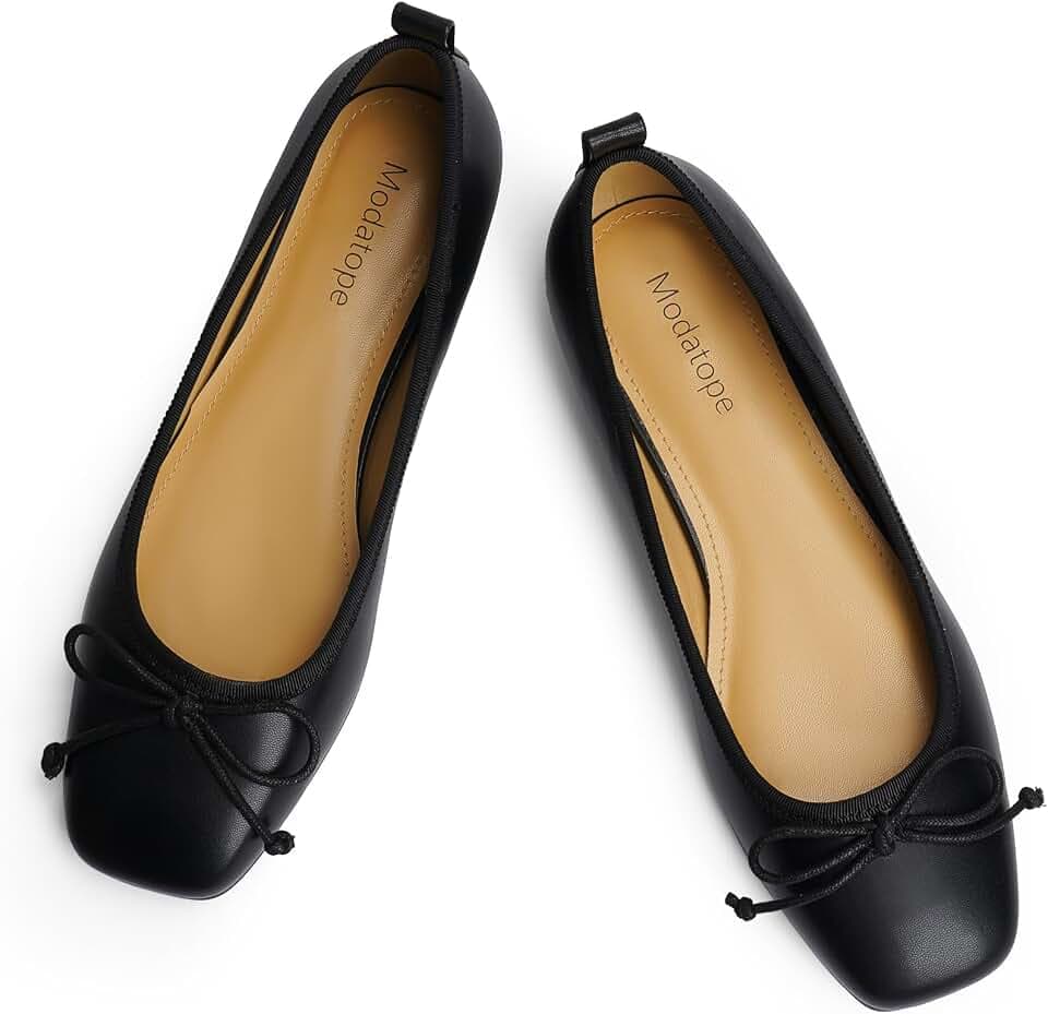 Modatope Womens Flats Ballet Ballerina Flats for Women