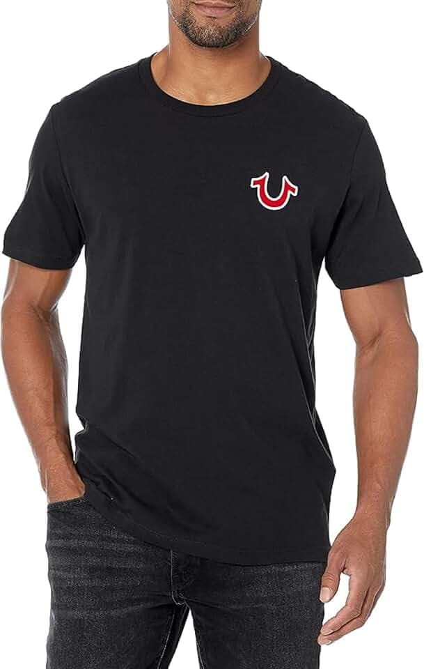 True Religion Men's Buddha Logo Graphic Tee