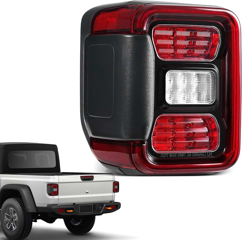 LED Tail Light For 2020-2026 Jeep Gladiator w/o Blind Spot Left Driver