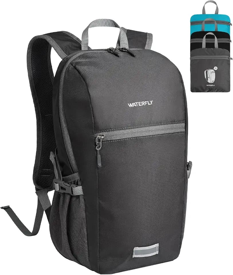 WATERFLY Small Packable Hiking Backpack: 10L Ultra-Light Daypack for Women