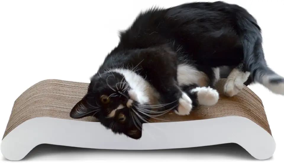 PetFusion Cat Scratching Flip Pad, 2 Designsin One