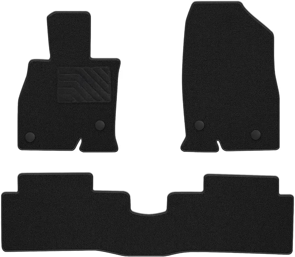 IKABEVEM Carpet Floor Mats for Mazda 3 2014-2018