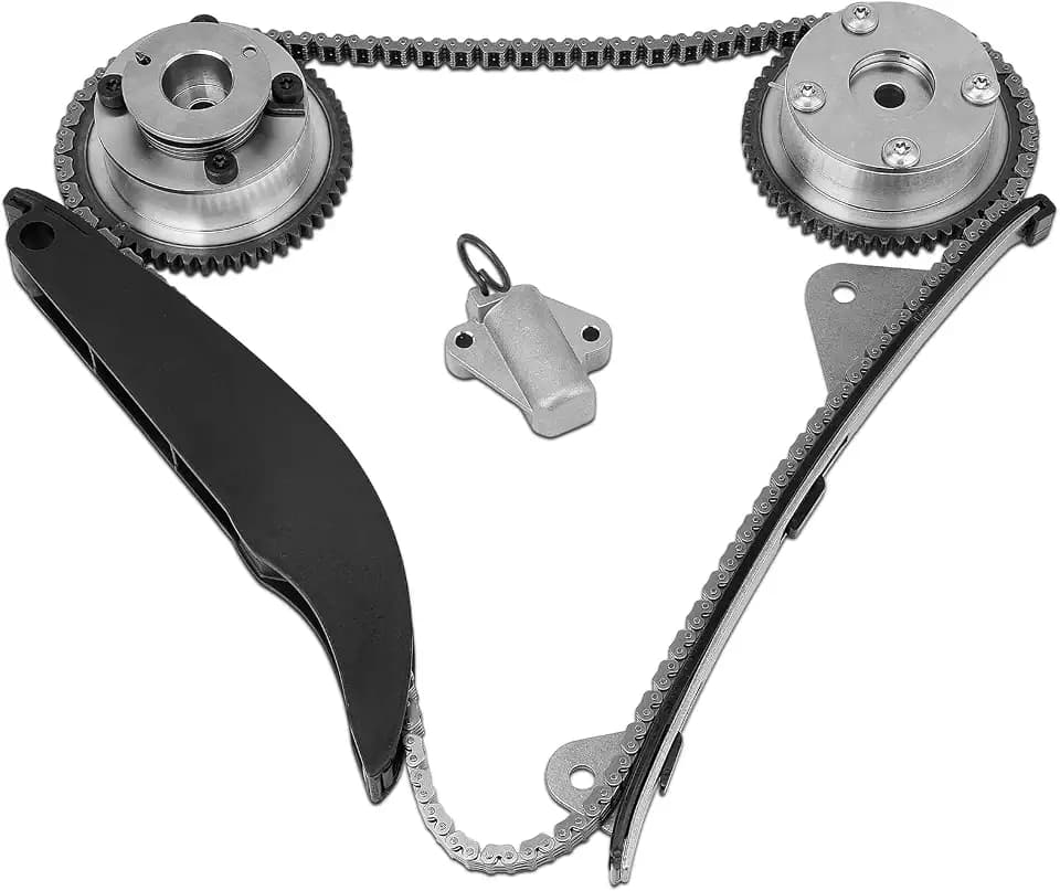 Timing Chain Kit with Intake Exhaust VVT Sprockets Tensioner and Guide Rail