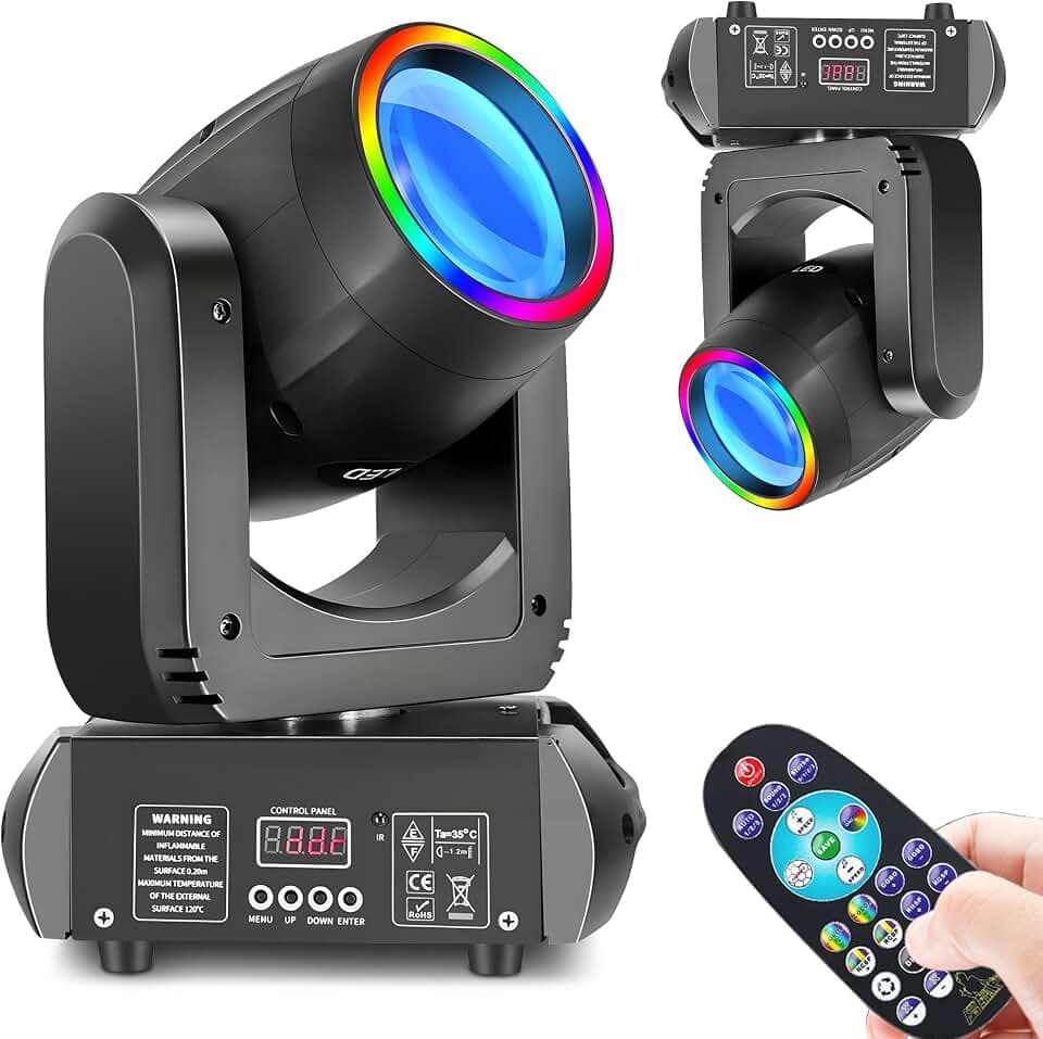 250W LED Moving Head DJ Stage Lights, 13 Gobos 8 Colors, DMX512