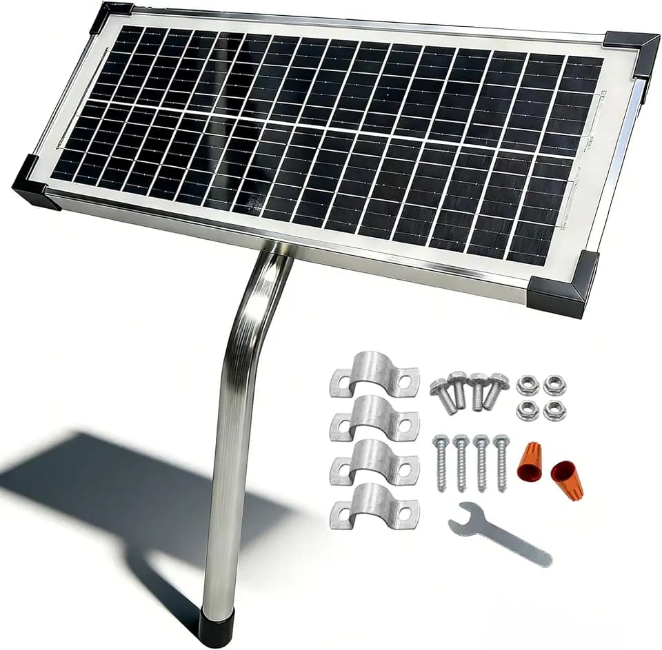 FM123 10 Watt Solar Panels Kit for Mighty Mule GTO PRO Automatic Openers