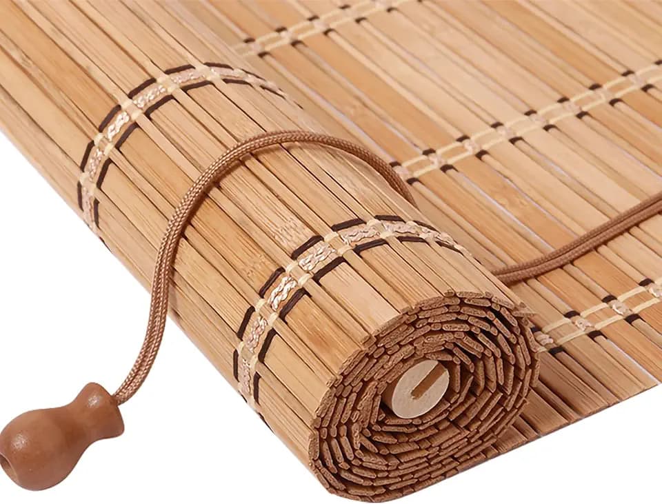 HIAPES Bamboo Blinds for Interior Windows, Custom Bamboo Shades