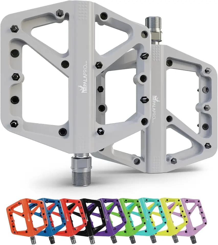 IMPALAPRO MTB Pedale Nylon rutschfest Breite Plattform 365g