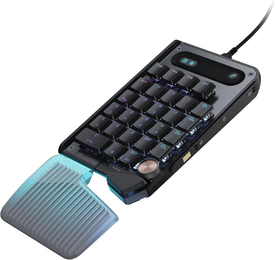 Turtle Beach Command Series KP7 Compact Hall-Effect Gaming Keypad