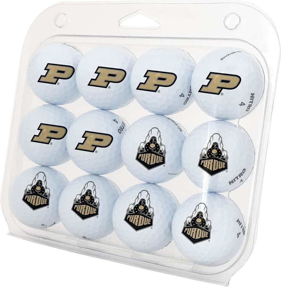 Desert Cactus Purdue Boilermakers PU Golf Balls, 12 Pack