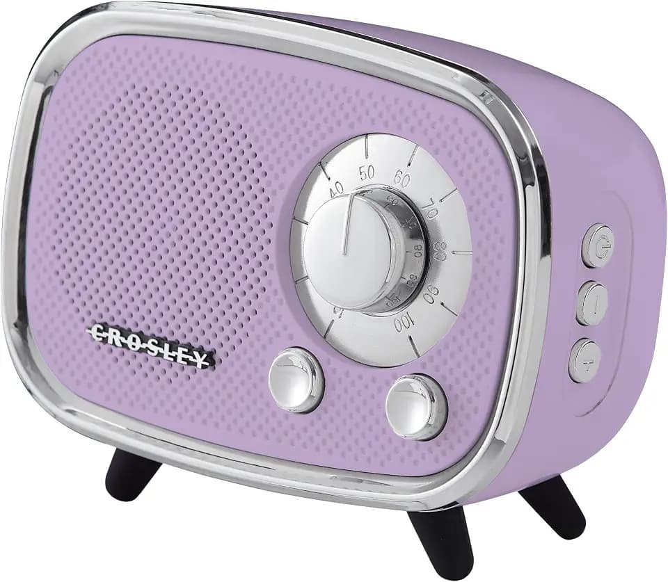 Crosley CR3039A-LN Rondo Portable Bluetooth Speaker, Lavender