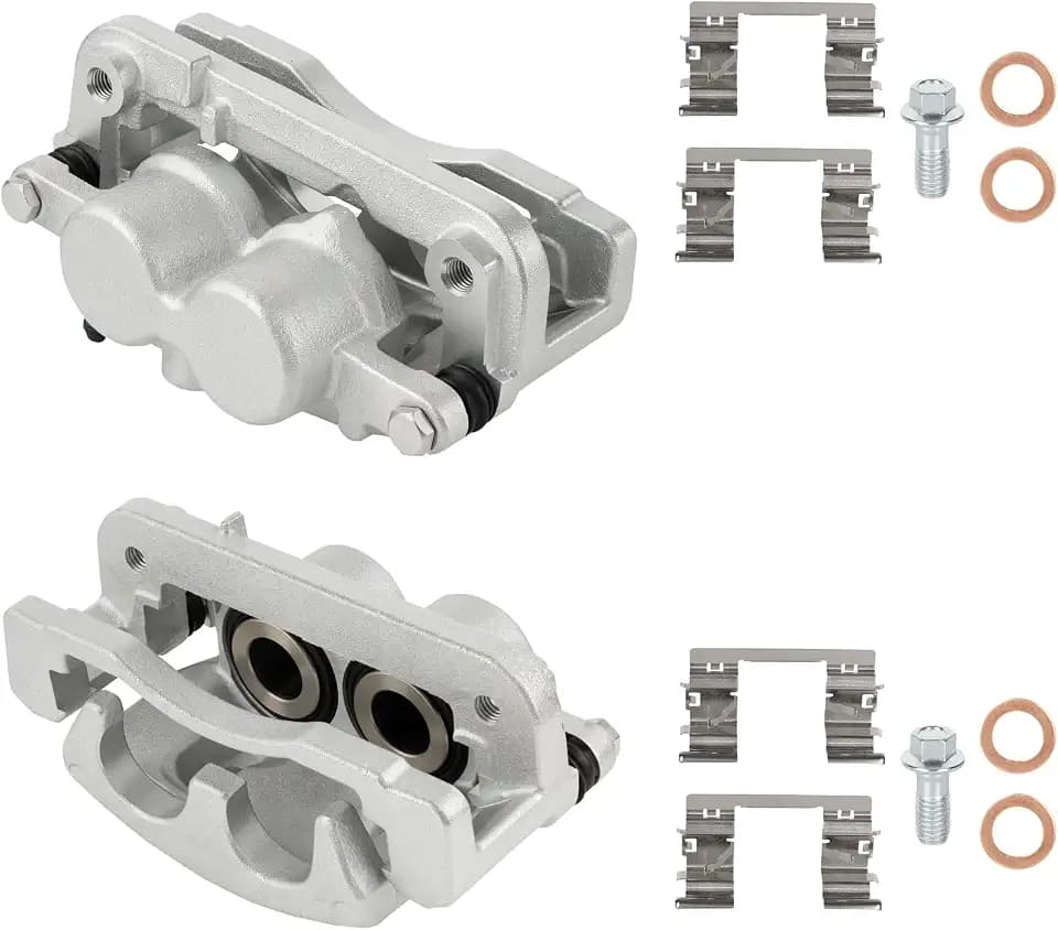 Front Brake Caliper Fit for Chevy & GMC 08-18 Silverado/Sierra 1500, 08-20 Tahoe/Yukon & Suburban/Yukon XL, 08-13 Avalanche, 09-14 Express/Savana 1500, for Cadillac Escalade ESV EXT XTS