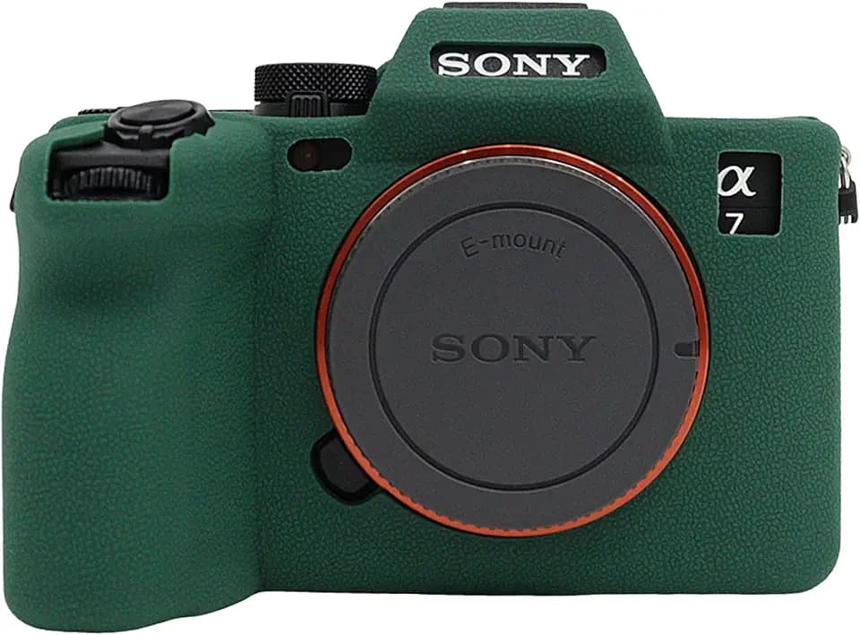 MUZIRI KINOKOO Protective Case Compatible for Sony A7R V/A7 V Digital Camera, Soft Silicone Sleeve for Sony Alpah7R V/A7 V/A7R5/A7M5/ILCE-7RM5 Camera - Enhanced Grip Design - Anti-Scratch - Green