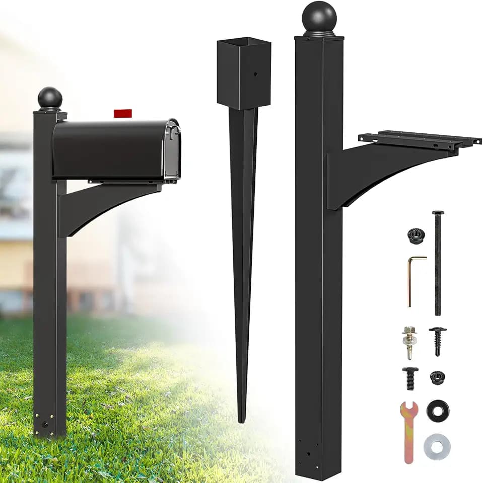56" Decorative Mailbox Post for Outside