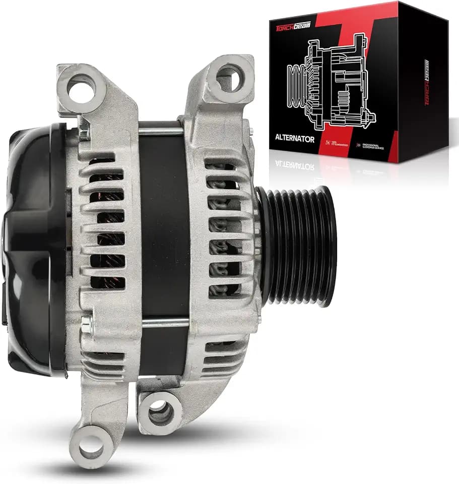 Torchbeam Alternator Compatible with 2007-2021 Tundra 5.7L, for 2010-2019 Tundra 4.6L, for 2011-12 Sequoia 4.6L, for 2008-22 Sequoia 5.7L, for 2010-13 GX460 4.6L, High Output Replacement for 11352N