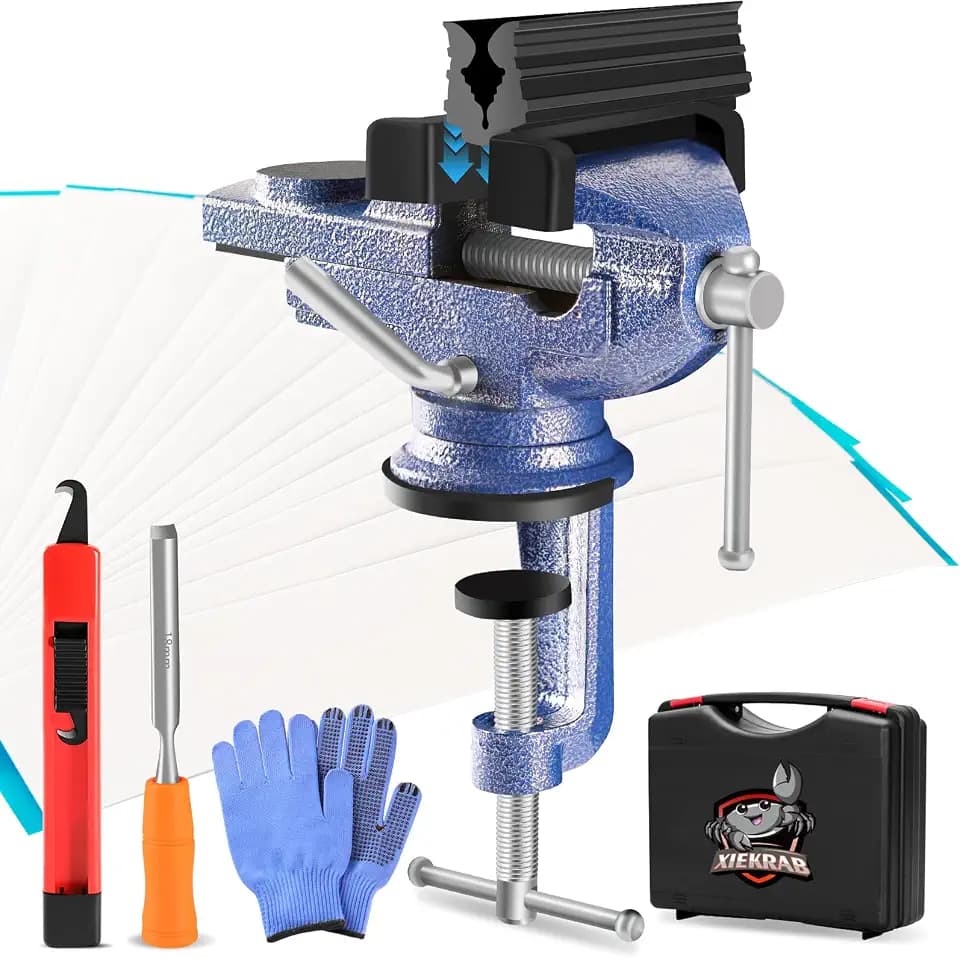Golf Grip Kit, Golf Club Regripping Kit with 360° Vise Clamp and Tools