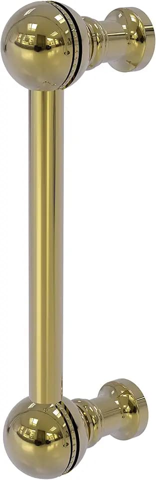 Allied Brass P-1/3-UNL 3 Inch Beaded Cabinet Pull, Unlacquered Brass