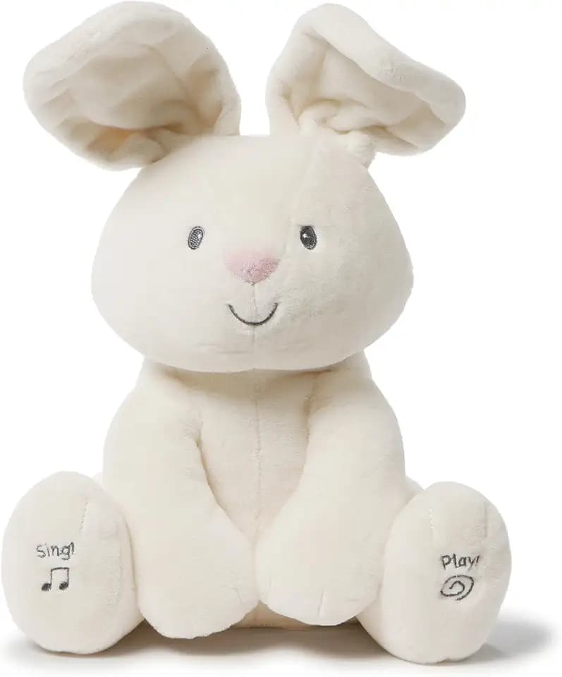 GUND Baby Flora Bunny 12-Inch Interactive Animated Musical Baby Toy