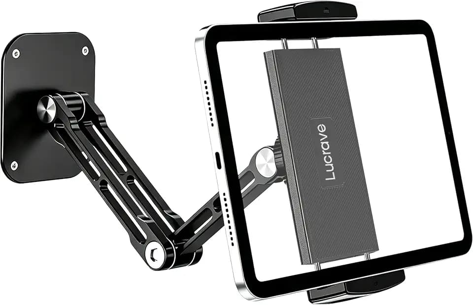 Tablet Wall Mount Holder, Aluminium iPad Wall Mount Holder