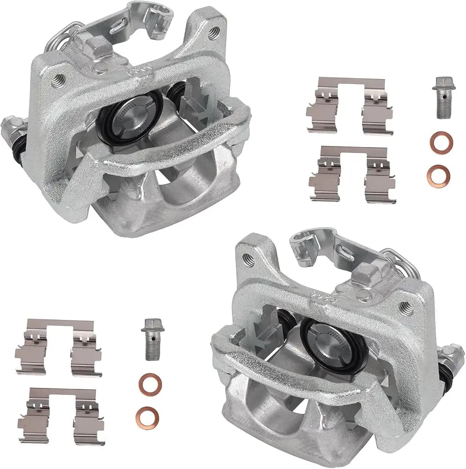 KUSATEC 18B5543 18B5542 Disc Brake Caliper with Bracket Fit for Chevrolet Cruze 2016-2019; Both Left and Right Side
