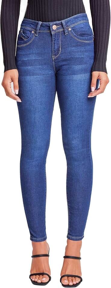 YMI Women's YMI Jeans Women's Sustainable Wannabettabutt Skinny Jeans