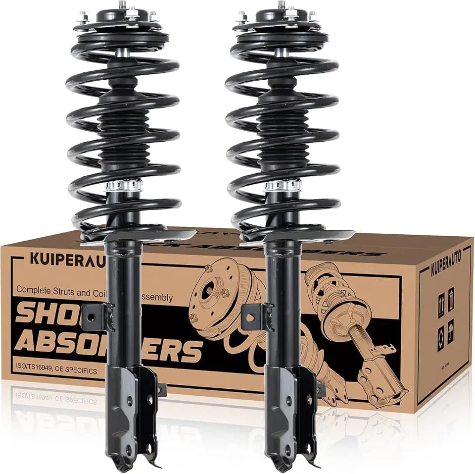 KUIPERAUTO Front Complete Struts Shock Absorber w/Coil Spring Assembly Compatible for 2012-2017 Jeep Compass Patriot 172951 172950