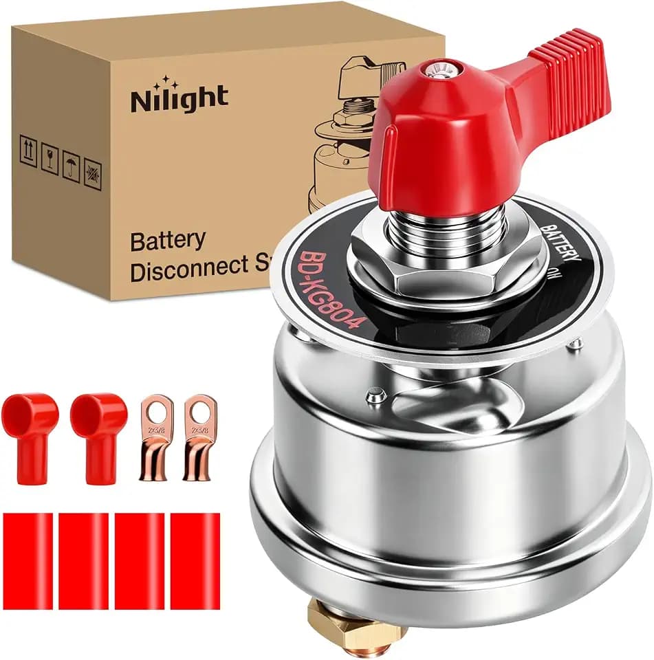 Nilight Battery Disconnect Switch 300A 12-48V
