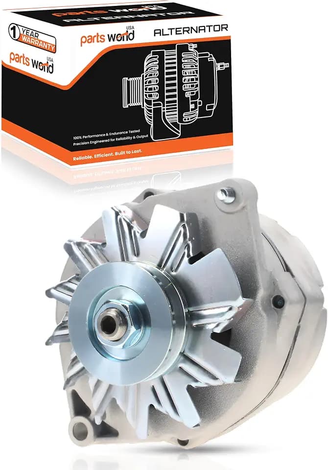 12V Alternator Compatible with 400-12453 ADR0163 7127-SE 240-204 110-7127SE 110-7127SEC 7127-1W N7127-1W 21-7127-SE 186-7127 188-7127 10459509 90-01-3125-1 Year Support