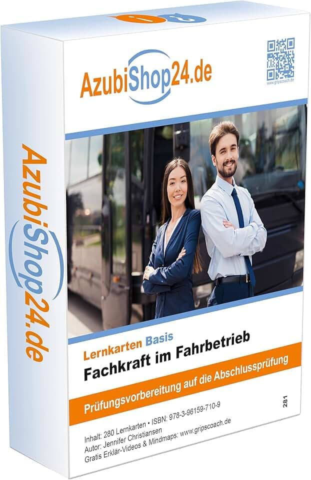Lernkarten Fachkraft im Fahrbetrieb: Prüfungsvorbereitung