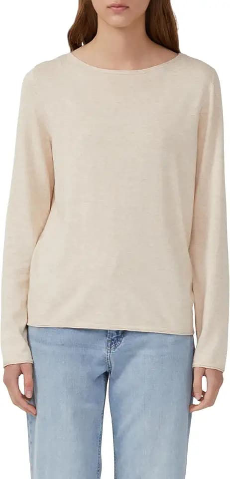 s.Oliver Damen Strickpullover – Regular Fit, Feinstrick, Rundhals