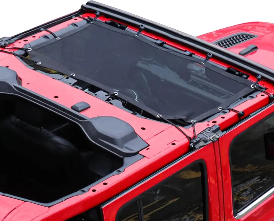 Sunshade for 2018-2023 Jeep Wrangler JL Bikini Top 2/4 Door Front