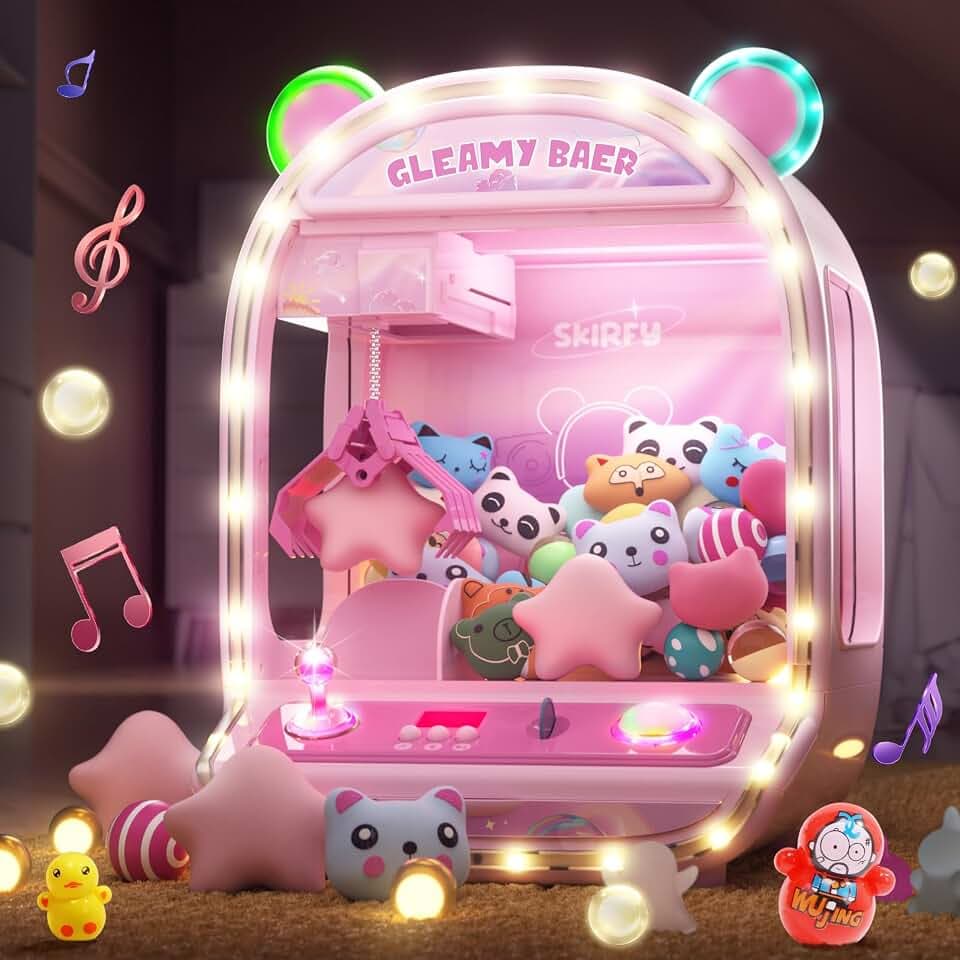 16''Large Claw Machine for Kids, Home Arcade Grabber Game for Ages 6+