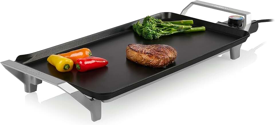 Princess Premium XL Tischgrill/Teppanyaki-Grill mit einer 46 x 26 cm großen Bratfläche, 2500 Watt, 103110