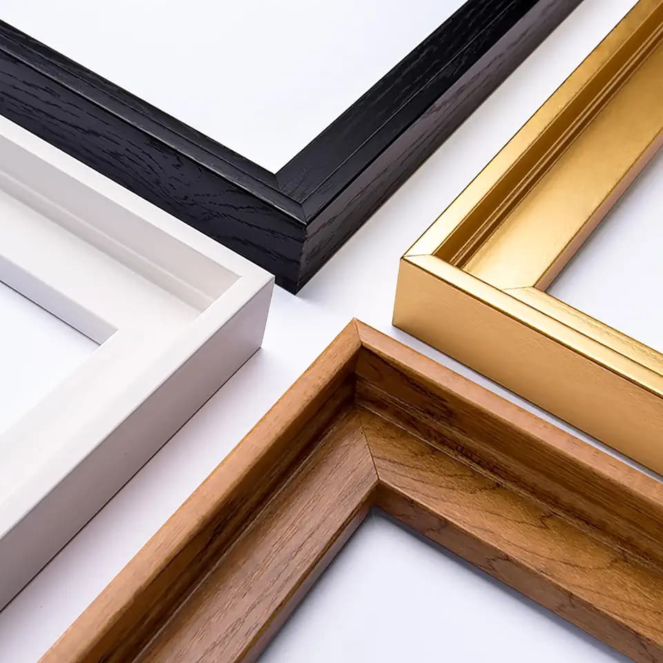 11x14 Canvas Floater Frame for 0.6-0.9" Deep Canvas Painting,Gold