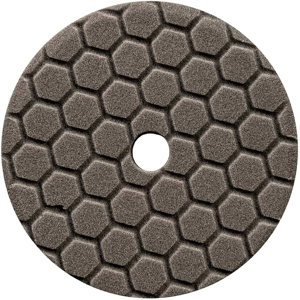 Chemical Guys, Hex-Logic Quantum Finishing Pad, Black, 6.5 inch for 6 in