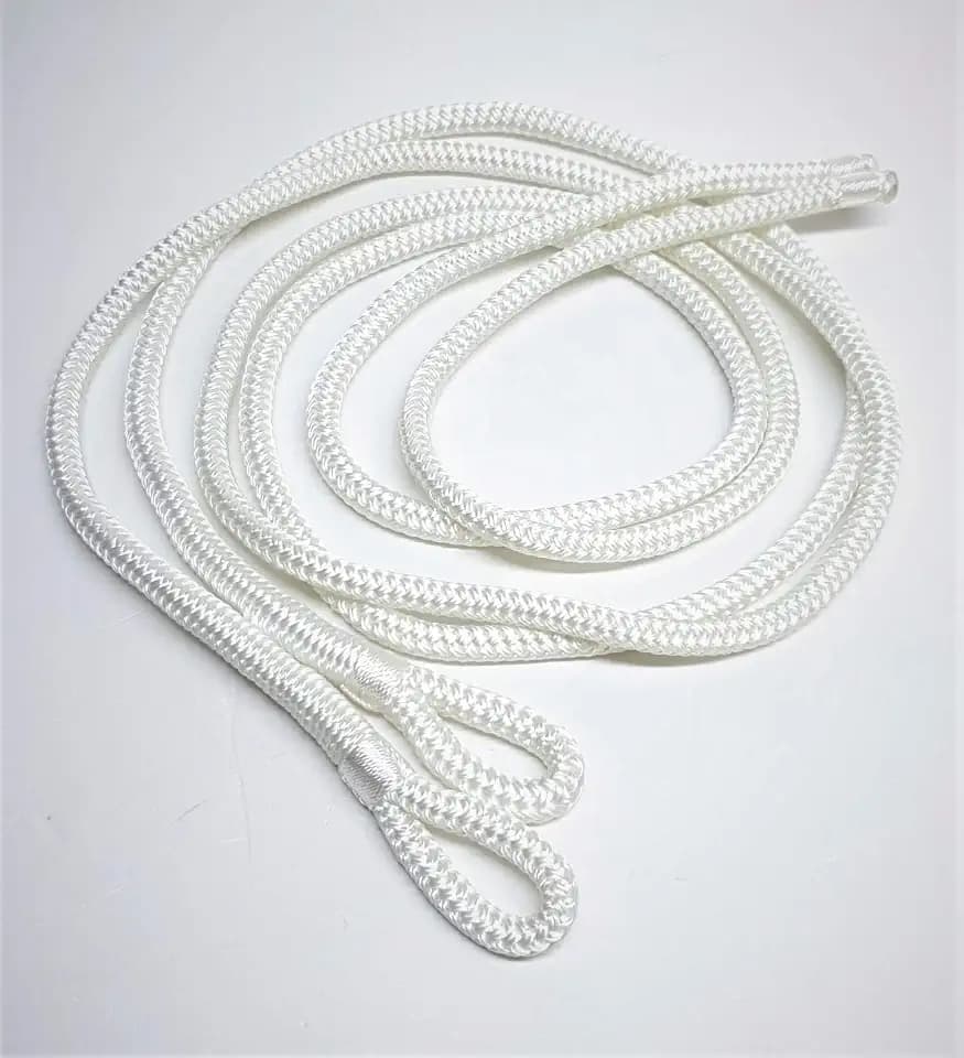 10 mm Fenderschnüre 1,5 m / 2,5 m Geflecht auf Geflecht, geschlagene genähte Fender-Seil, 2 Stück