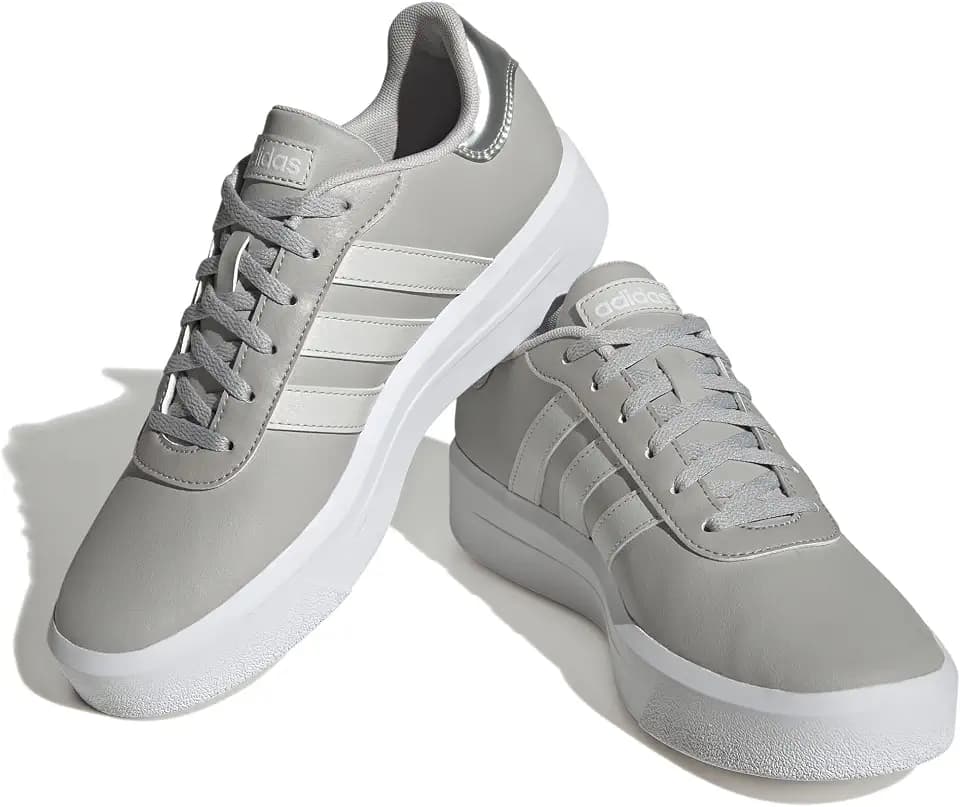 adidas Court Plateau Leder Turnschuhe braun