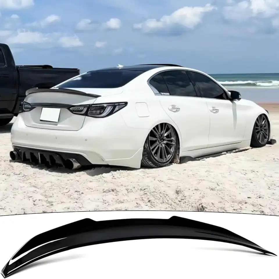 Rear Spoiler Fit for Infiniti Q50/ Q50S 2014-2024 Accessories