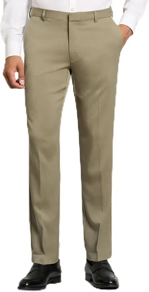 Van Heusen Men's Slim Fit Flex Flat Front Pant