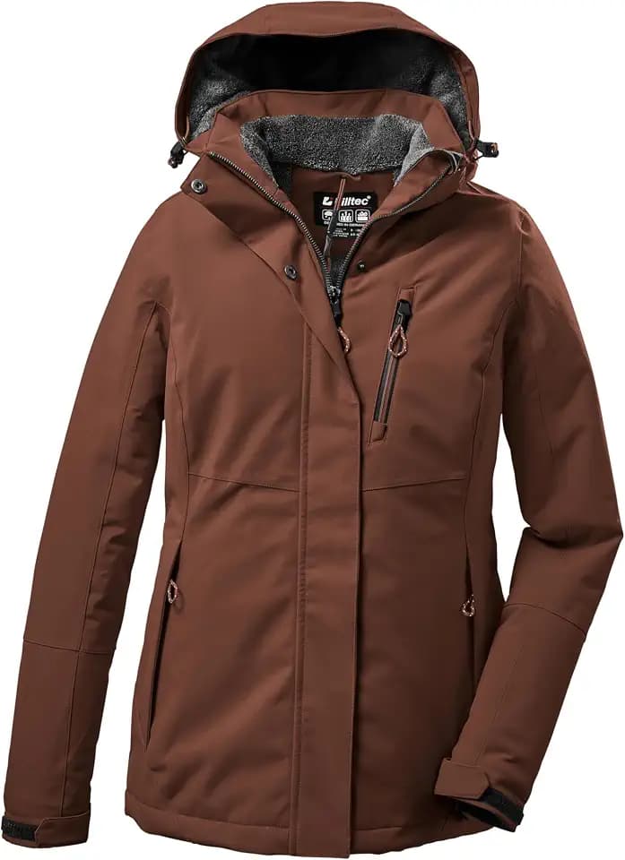 Killtec Damen Outdoorjacke Funktionsjacke mit abzippbarer Kapuze KOW 140 WMN Jckt wasserdicht, Winddicht, atmungsaktiv
