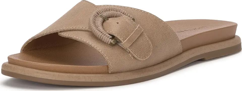 Lucky Brand Suszie Buckle Flat Sandals
