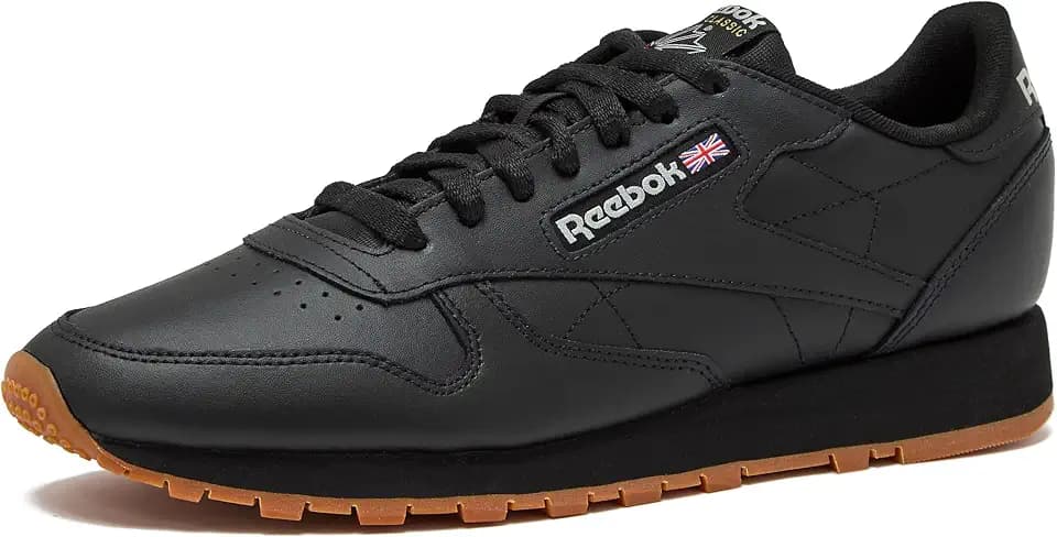 Reebok Classic Leather Sneakers for Men, Casual Tennis Mens Shoes
