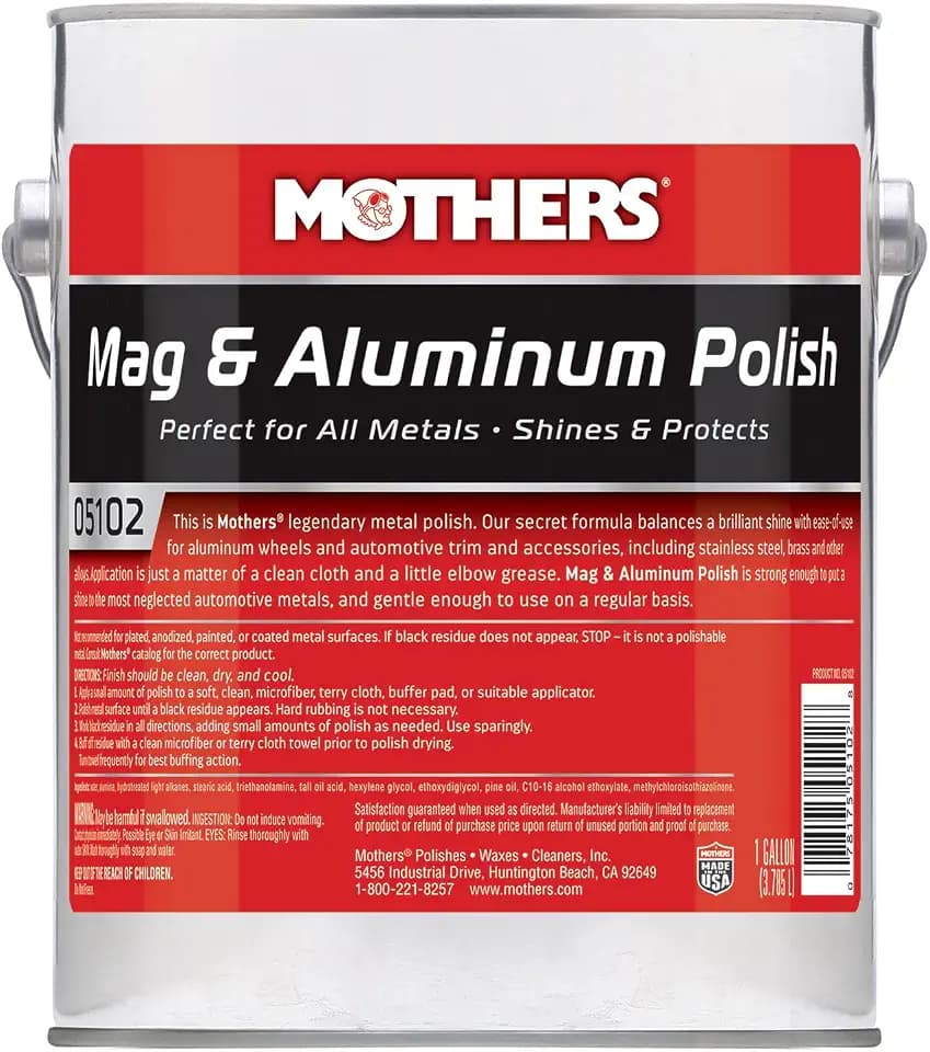 Mothers Mag & Aluminum Polish, 128 oz. (05102)