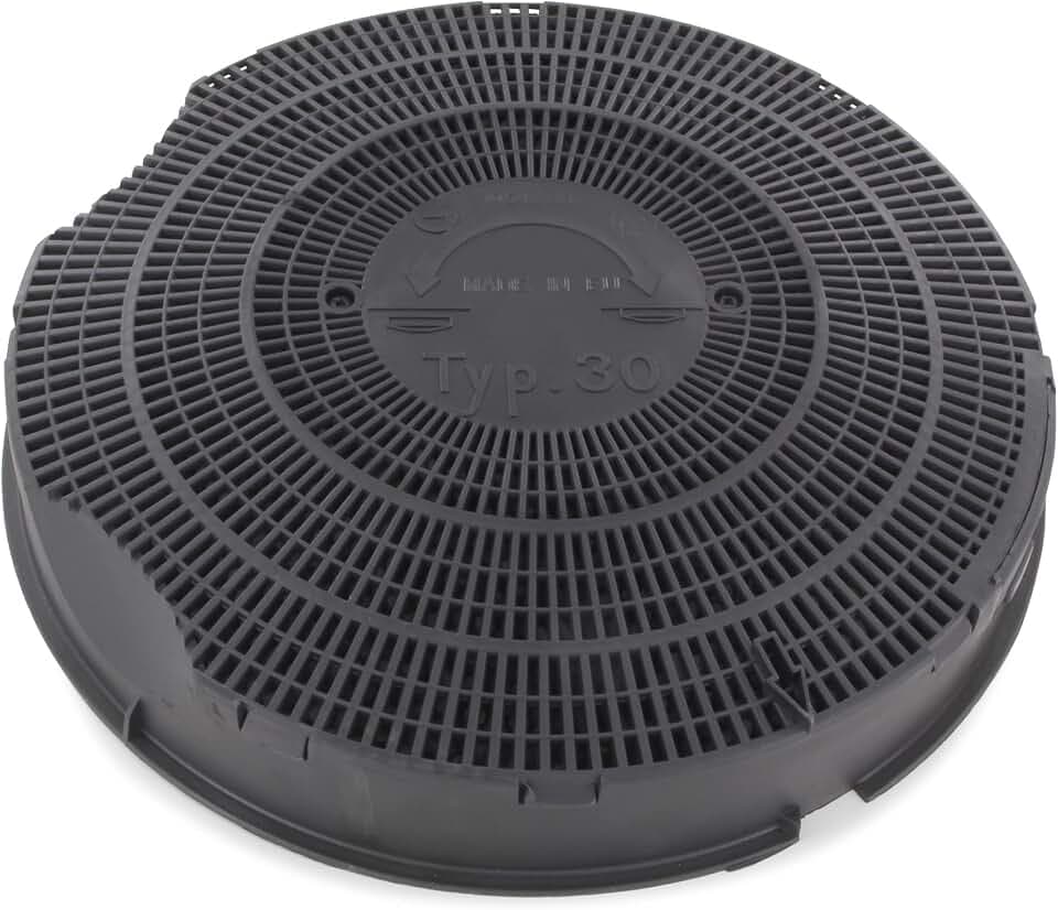Aktivkohlefilter 240mmØ für AEG Electrolux 9029793750 Whirlpool Bauknecht 484000008609 482000022754 Wpro FAC309 Elica Typ 30 für Dunstabzugshaube