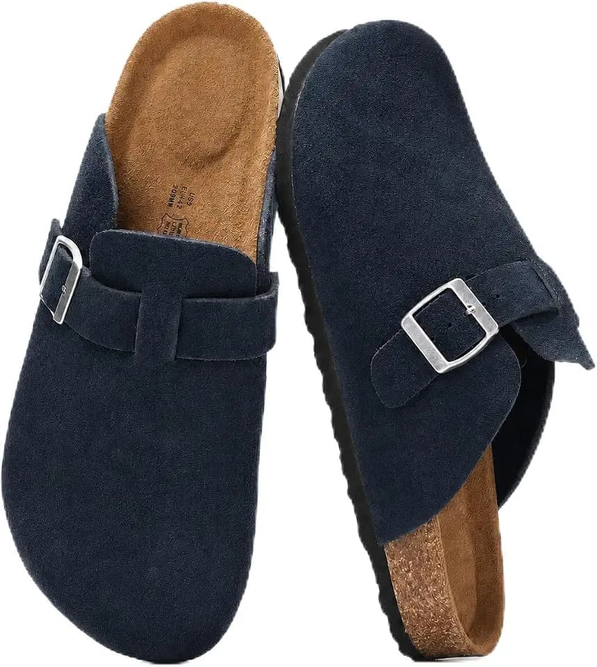100% Full Grain Genuine Leather Clogs for Men - Fall Shoes for Men 2026