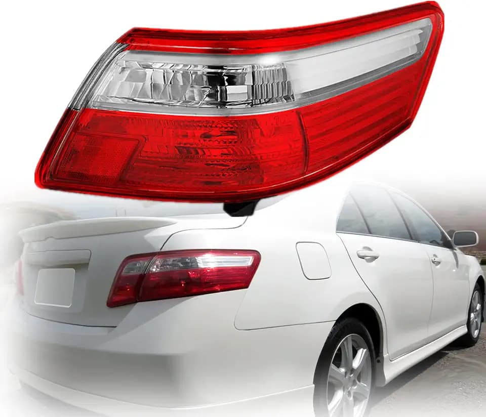 munirater 1-Pack Right Rear Tail Light Brake Lamp Replacement for Camry 2007 2008 2009 Passenger Side