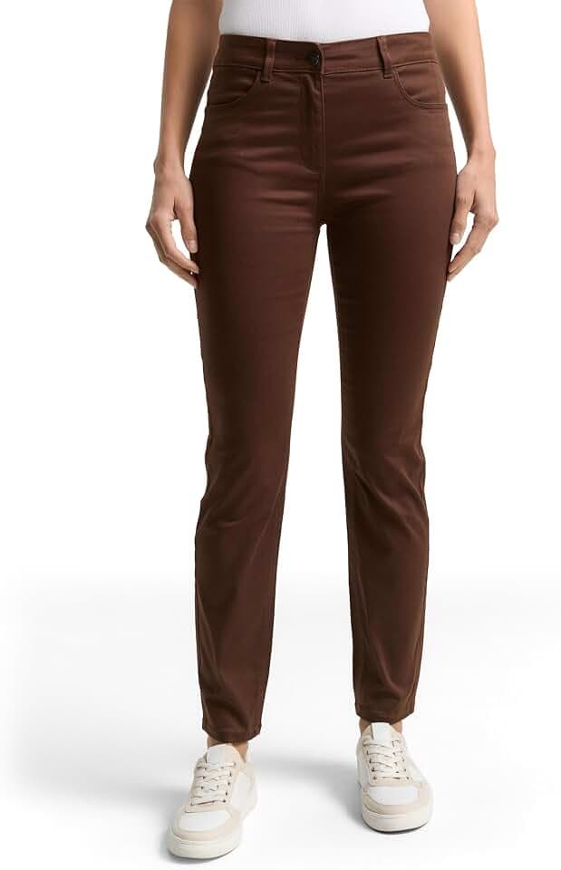 TOM TAILOR Damen TTEDDA Slim Hose