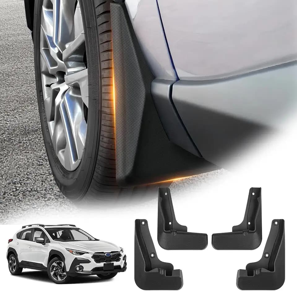 Autorder Mud Flaps Fit for 2024-2026 Subaru Crosstrek Base/Premium/Sport/Limited Accessories(Not Fit Crosstalk Wilderness) Splash Guards Mudflap Fender Flares Front and Rear Mud Guard Set 4PCS