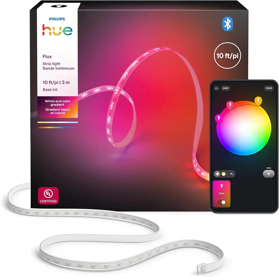 Hue Flux 10-Feet LED Strip Light, 1-Pack