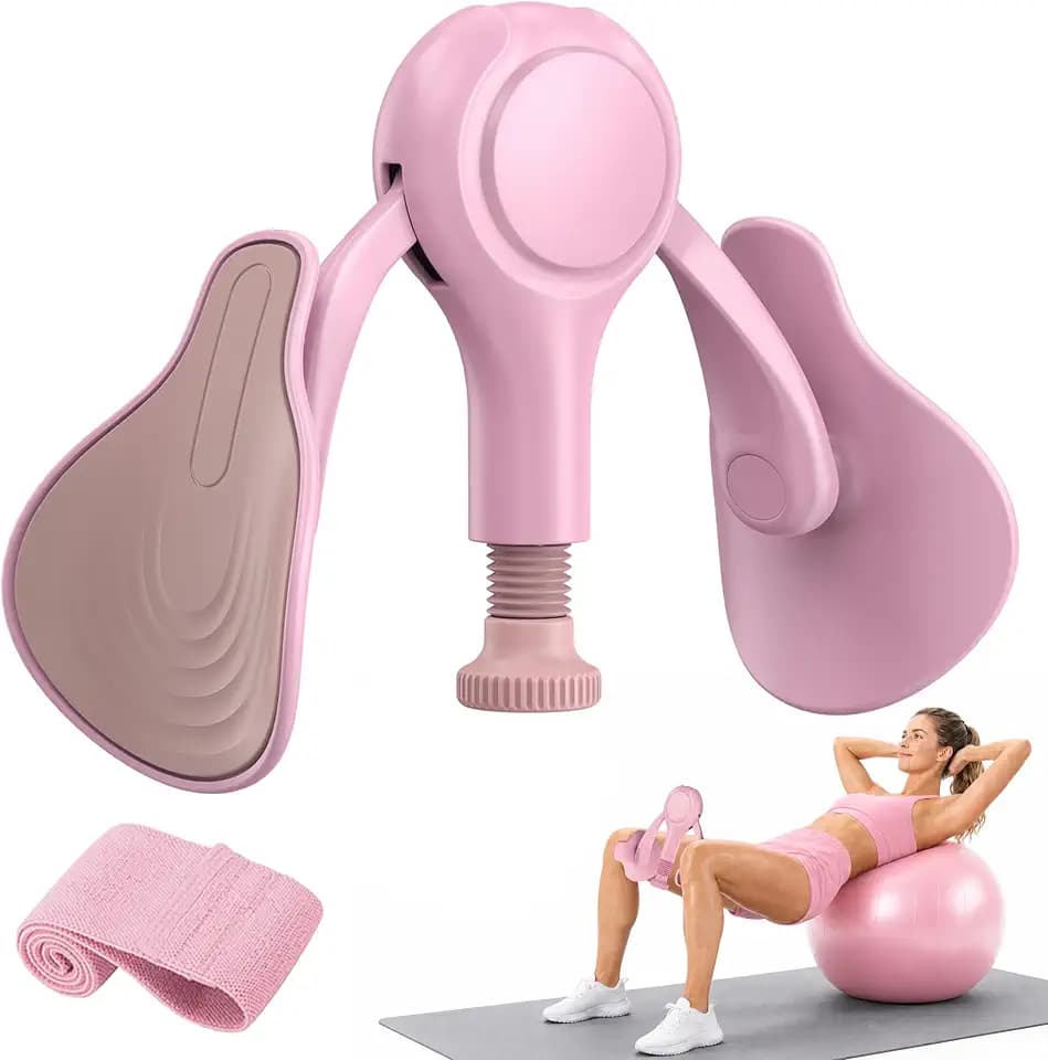 TINRIEF Pelvic Floor Trainer 15-70lbs Adjustable Hip Thigh Exerciser Band